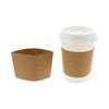 Dopaco Kraft Hot Cup Sleeves, For 10-24 oz Cups, Brown, PK1000 DSLVBRN